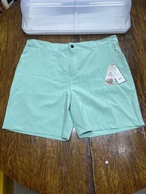 PANAMA JACK MENS HYBRID SHORTS 7” LIGHT BLACK SIZE 40 NWT